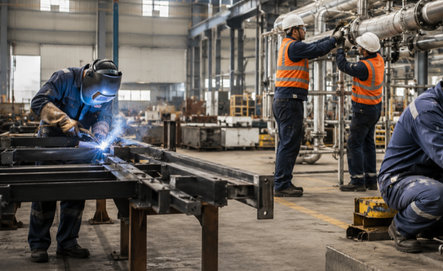 Soluciones integrales de fabricación, montaje y mantenimiento industrial